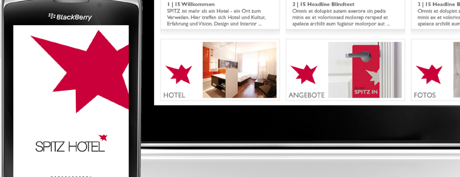 Referenzen Werbeagentur hanner inc. Online und Mobile Spitz Hotel