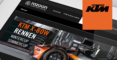 KTM X-Bow Webseite Österreich by hanner inc Werbeagentur