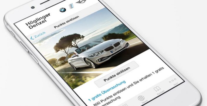 BMW App Online Agentur hannerinc. Linz / Walding. Onlineagentur