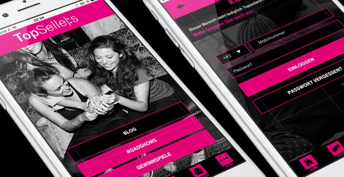 T Mobile App, Werbeagentur Linz - Online Agentur hanner