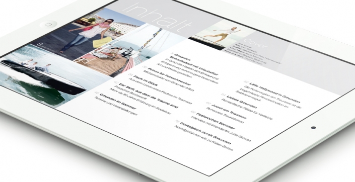 Die Gmundnerin - iPad Magazin, Referenzen hanner inc. GmbH Werbeagentur